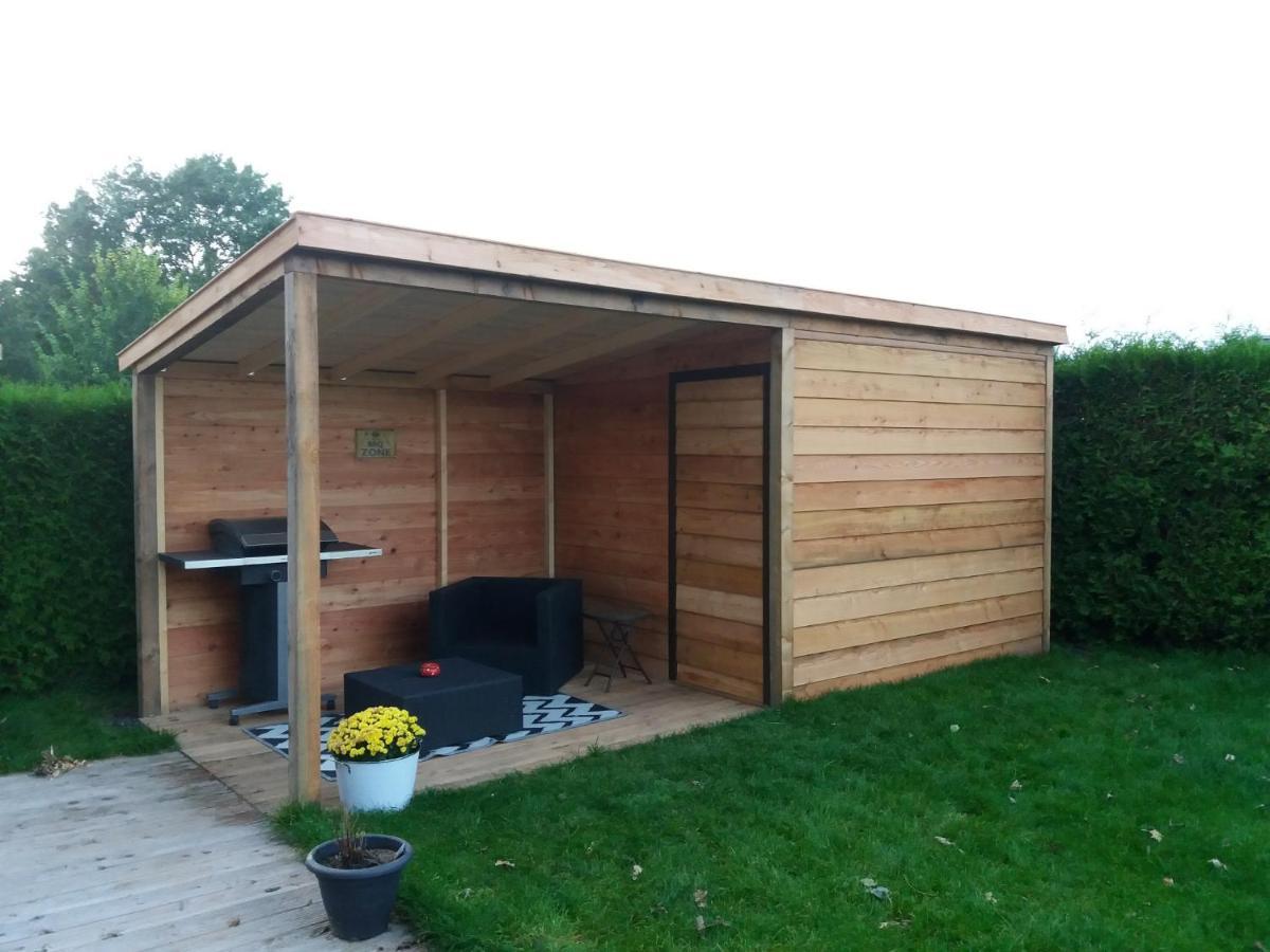 Luxe Bungalow Op Rustig Vakantiepark. Dronrijp Exteriör bild